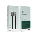 Green Lion Braided Zinc Alloy Cable USB-A to Lightning 12W - Black