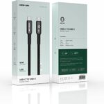 Green Lion Braided Zinc Alloy Cable USB-C to USB-C 60W - Black