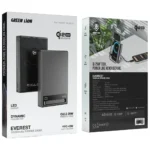 Green Lion Everest 10000mAh Qi2.2 Wireless Power Bank PD 45W - Grey