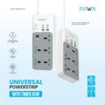 Pawa Powerstrip Timer 65W - White