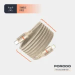 Porodo 30W Type-C to Lightning Magnetic Braided Cable 1.2M - Gold
