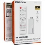 Porodo 4K Android TV Stick - White
