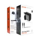 Porodo PD+QC 20W UK Charger with Type-C to Type-C Cable - Black