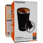 Porodo Self Stirring Mug Stainless Steel 400ml - Black