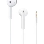 Porodo Soundtec Stereo Earphones 3.5mm with Mic - White