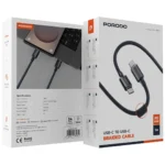 Porodo USB-C to USB-C Braided Cable - Black