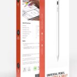 Porodo Universal Smart Pencil with Touch Switch - White