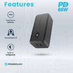 Powerology 20000mAh dual usb-c power bank