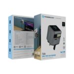 Powerology Halo Dual-Port GaN Charger - Grey
