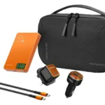 Powerology 5-in-1 Travel Combo Kit "NIRVANO" - Black/Orange