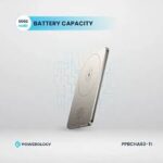 Powerology Ultra-Thin 5000mAh MagSafe Power Bank - Grey