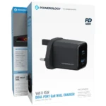 Powerology Volt-X 45W GaN Charger - Black