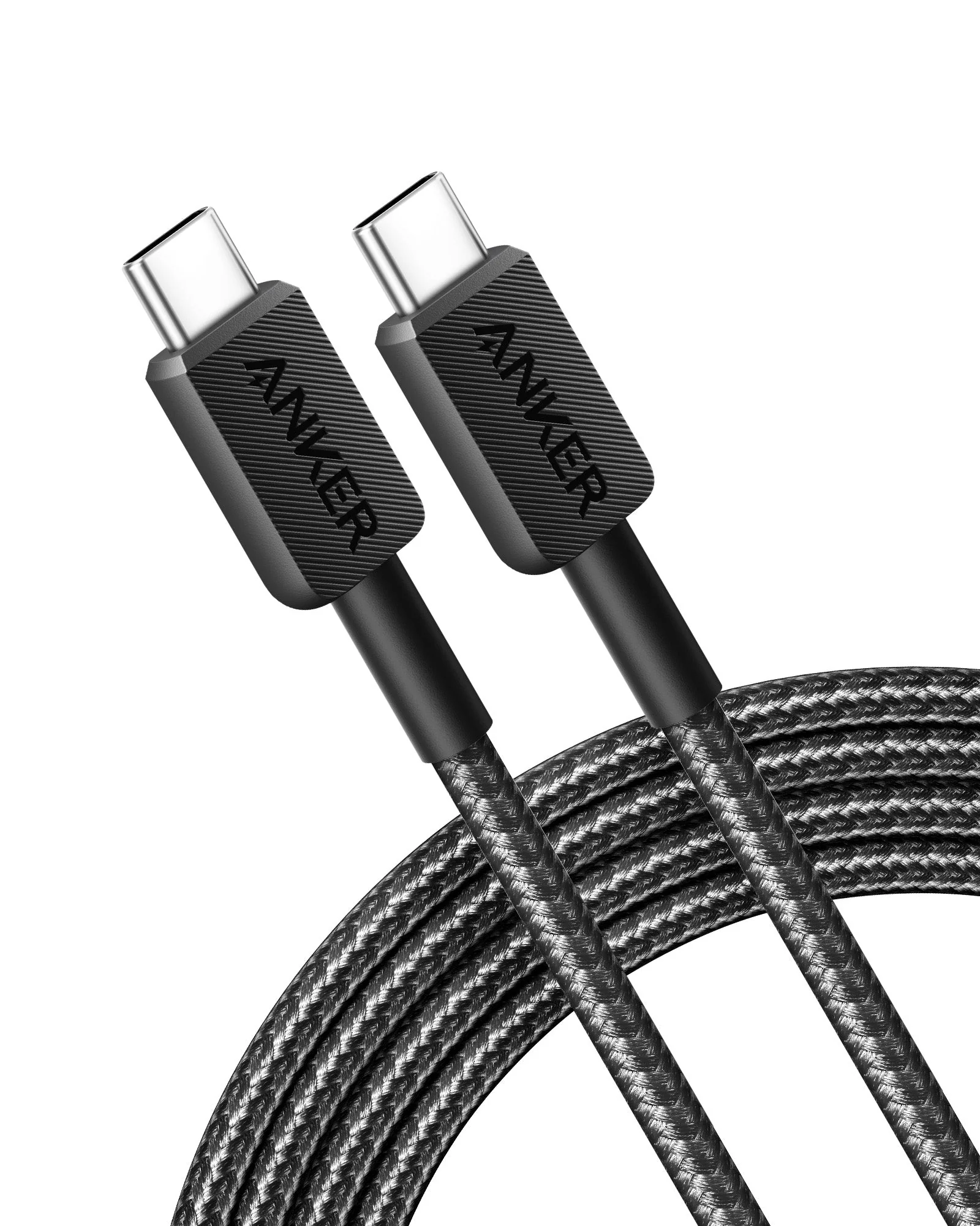 ANKER 322 USB-C TO USB-C Cable 2m 60W max charging ANKER 322 USB-C TO USB-C Cable 2m 60W max charging - Image 1