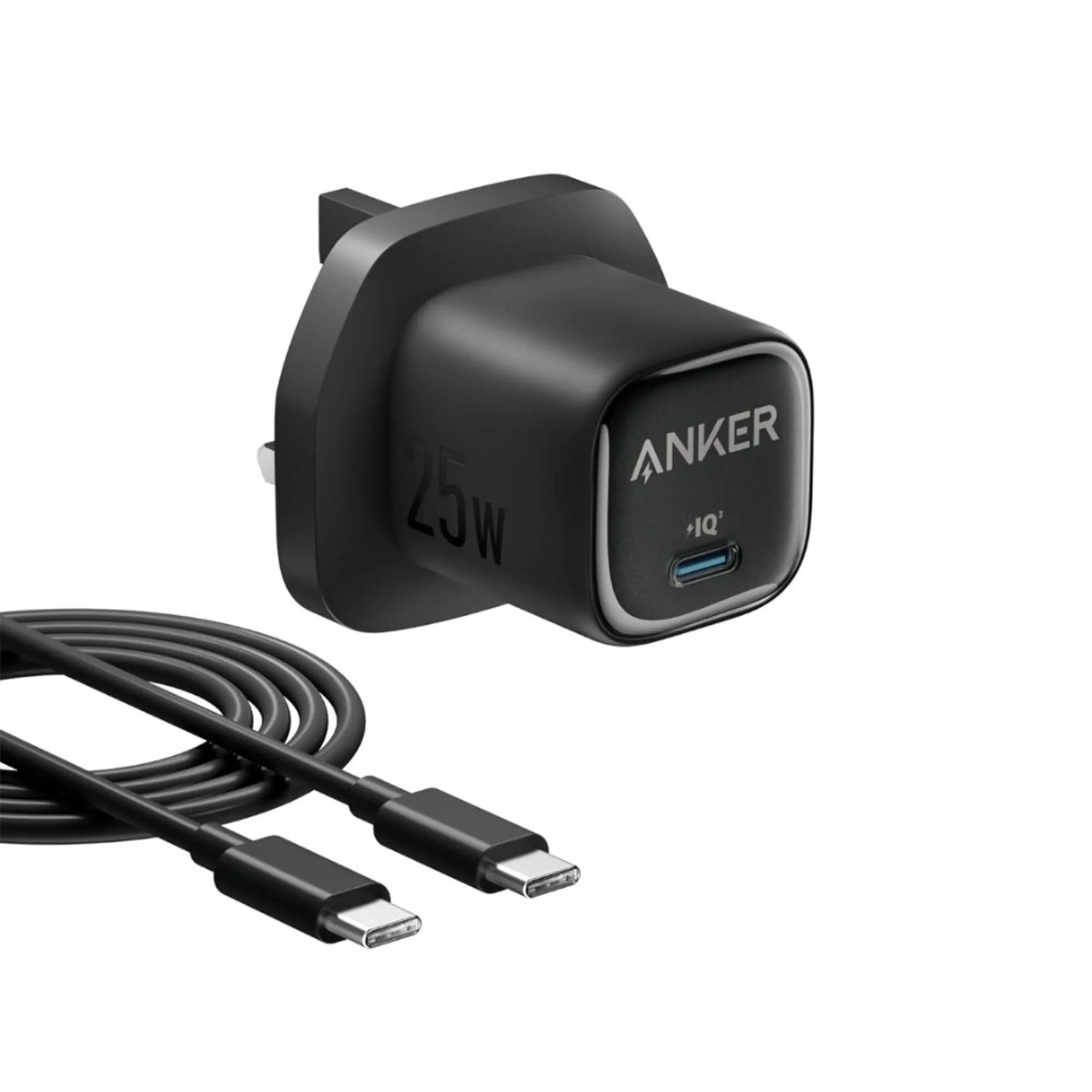 ANKER Charger (25w Compact) With USB-C Cable ANKER Charger (25w Compact) With USB-C Cable - Image 1