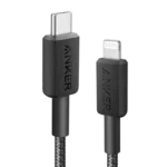 ANKER 322 USB C TO LIGHTNING CABLE 3FT BRAIDED BLK