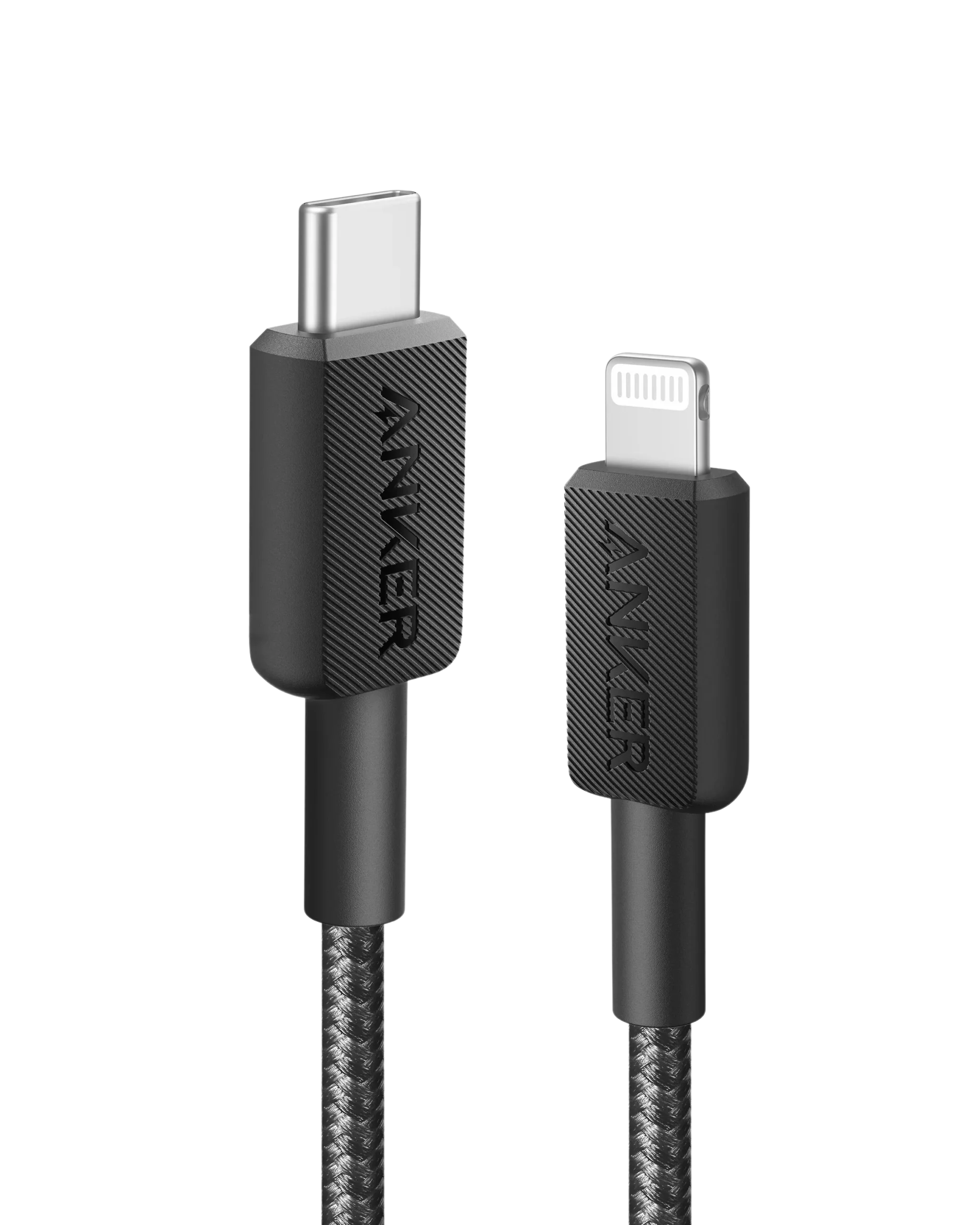 ANKER 322 USB C TO LIGHTNING CABLE 3FT BRAIDED ANKER 322 USB C TO LIGHTNING CABLE 3FT BRAIDED BLK - الصورة 1