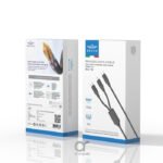 Brave Braided Data Cable 2 in 1 USB type C 65w