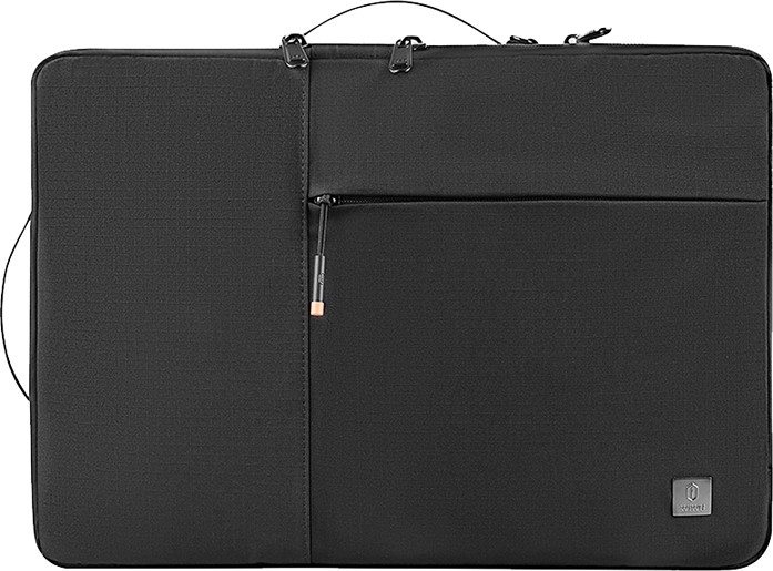 WiWU ALPHA DOUBLE LAYER SLEEVE BAG 14 BLACK WiWU ALPHA DOUBLE LAYER SLEEVE BAG 14" - BLACK - Image 1