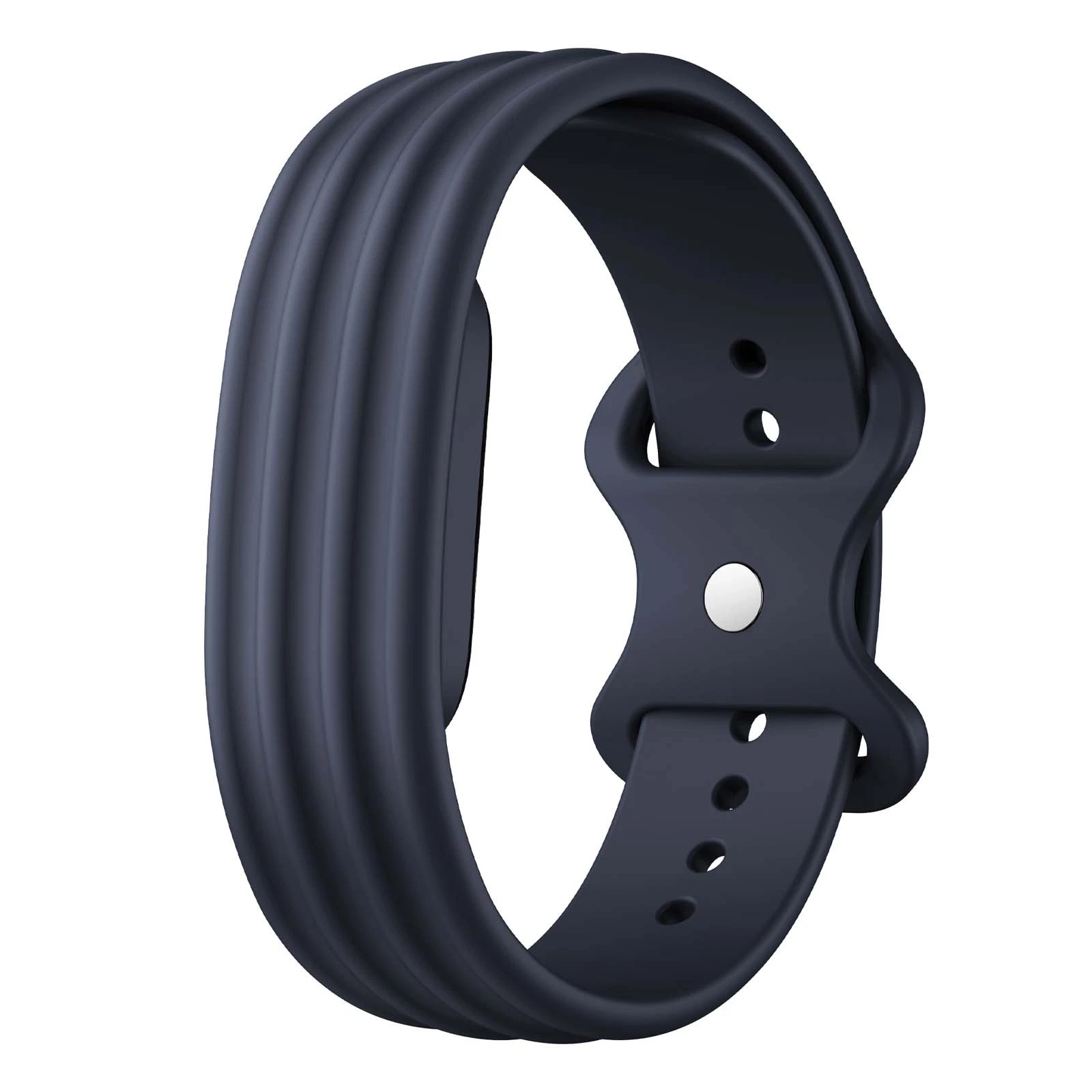 GOOGLE FITBIT STRAP SILICON - DARK BLUE GOOGLE FITBIT STRAP SILICONE - DARK BLUE SMALL - الصورة 1