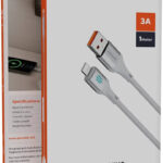 PORODO BRAIDED CABLE USB A - LIGHTNING