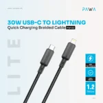 PAWA PW122 LITE 30W USB C TO LIGHTNING