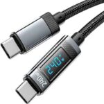 PAWA THUNDERBOLT 240W TYPE C TO TYPE C WITH DIGITAL SCREEN