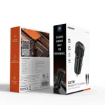 PORODO ELECTRO 60W DUAL PORT CAR CHARGER WITH CABLE