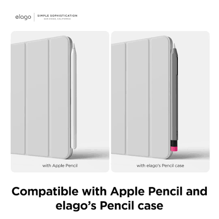 Smart Folio Case Ipad 11 10th gen- Gray Smart Folio Case Ipad PRO 11" - Grey - الصورة 1