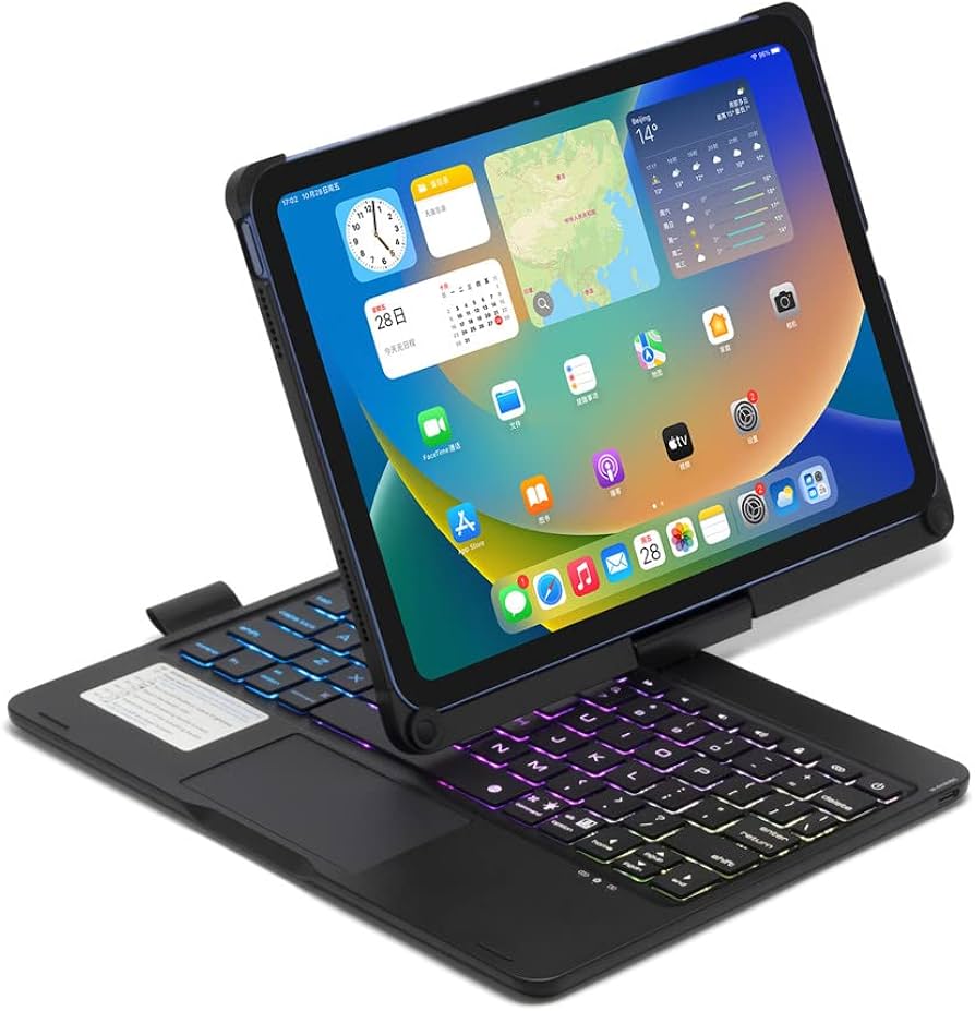 f360 black F360 Wireless Keyboard for ipad 10.9/11 inch - SILVER - الصورة 1