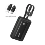ANKER ZOLO POWER BANK FAST CHARGING DUAL BUILT-IN CABLES 10K 35W